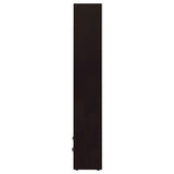 Maureen - 5 Shelf Bookcase With Drawer - Cappuccino