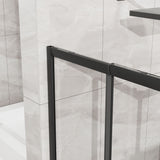 Square Corner Shower Enclosure, Adjustable Frame