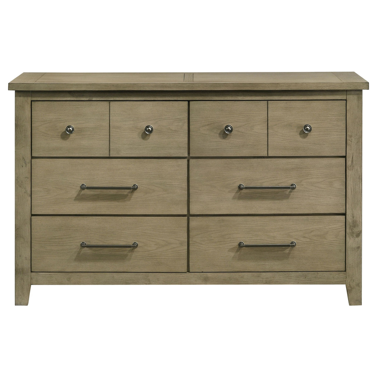 Pelton - 6 Drawer Dresser - Oak