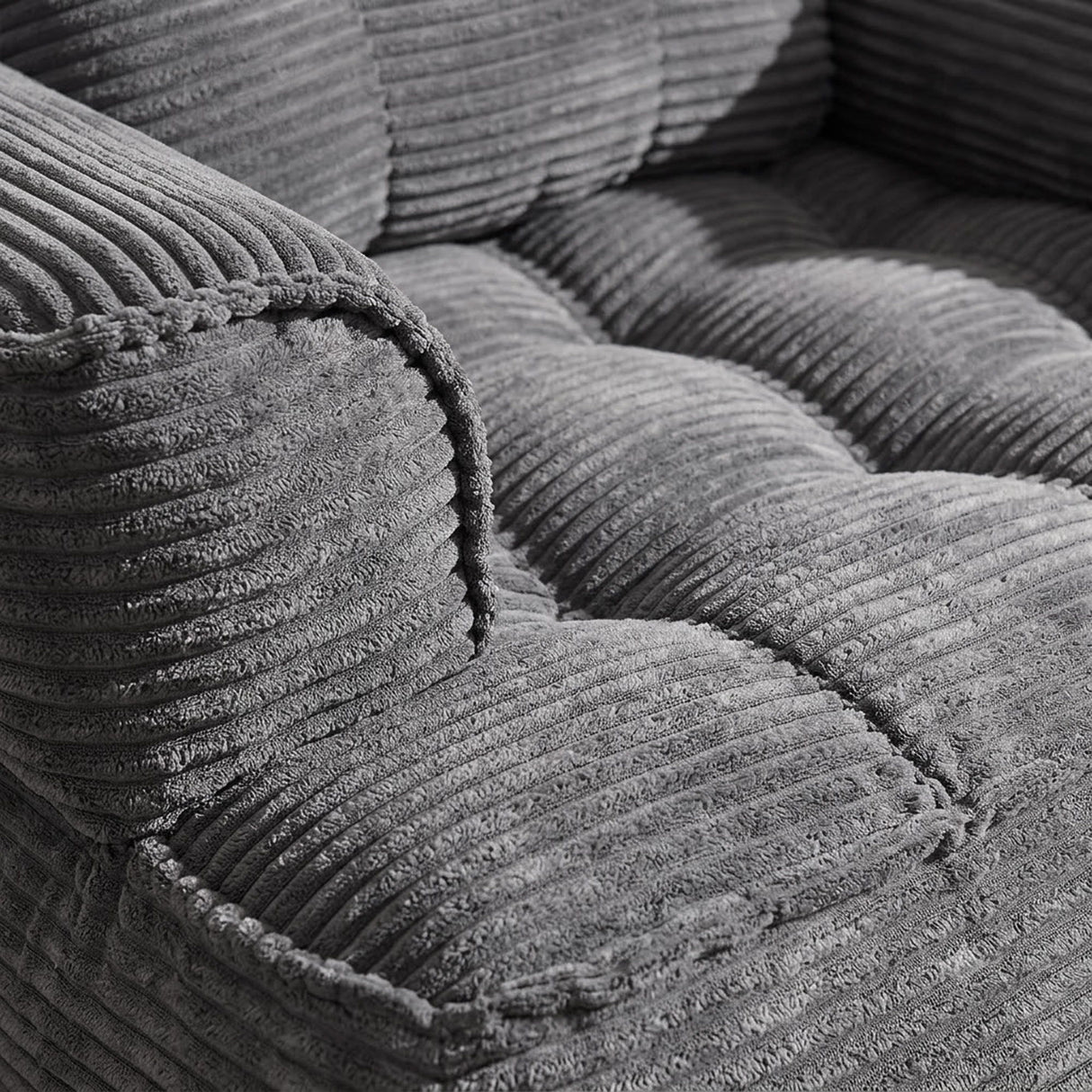 Convertible 2 In 1 Armrest Sofa For Bedroom
