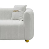 Sofa With Accents And Removable Cushions