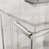 Square Corner Shower Enclosure, Adjustable Frame