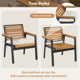Modern 7-Piece Outdoor Beige Dining Set