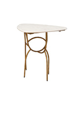 Bechamel - Coffee And End Table Set - White / Gold