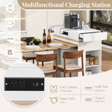 Extendable Dining Table With Folding Top