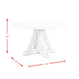 Lakeview - Round Dining Table - White