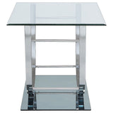 Garrett - 2 Piece Coffee Table Set - Chrome