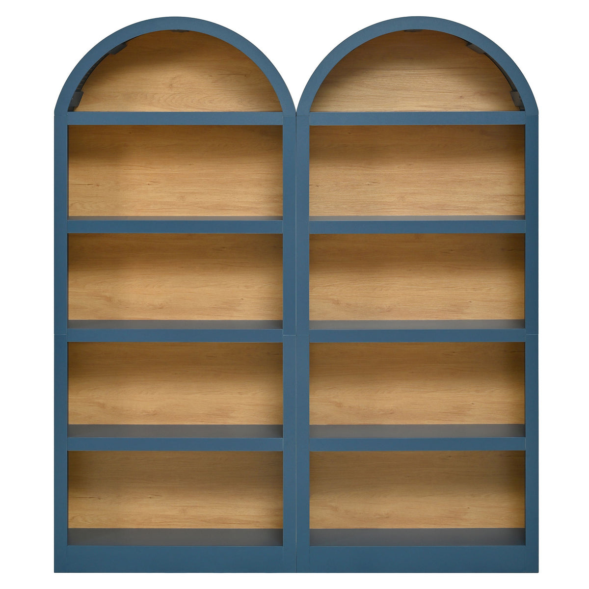 Freestanding Tall Bookshelves (Set of 2)