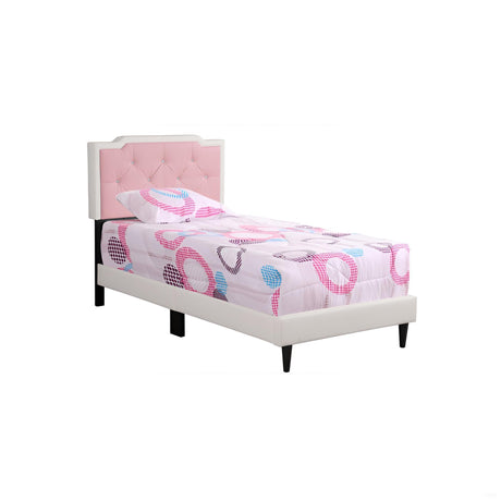 Deb - Bed (All in One Box) - Two Tone - Upholstered Beds - Alpine Outlets