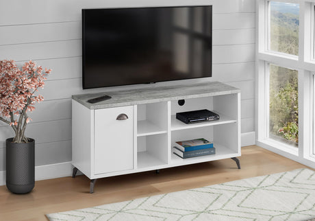 TV Stand, Console, Media Entertainment Center, Storage Cabinet, Contemporary & Modern - TV Stands - Alpine Outlets