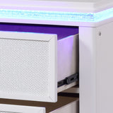 Opium - 2 Drawer Nightstand - White