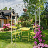 Metal Garden Arch Iron Garden Arbors Gazebo Dia High Birdcage Shape Pergola Pavilion For Wedding Ceremony