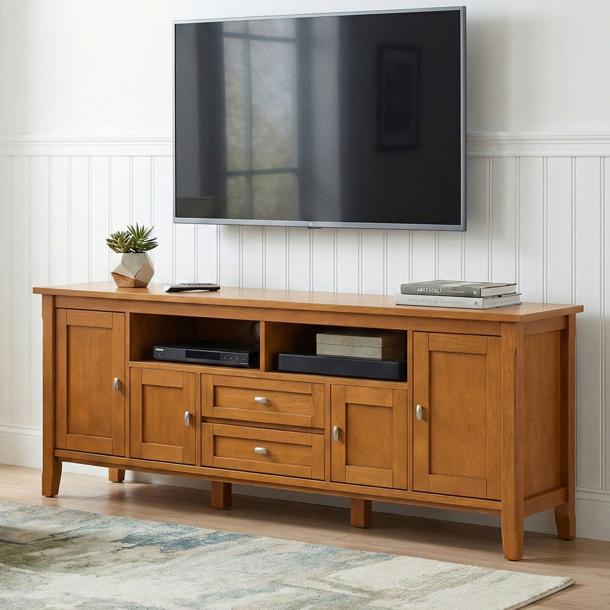 Warm Shaker - TV Media Stand, Handcrafted