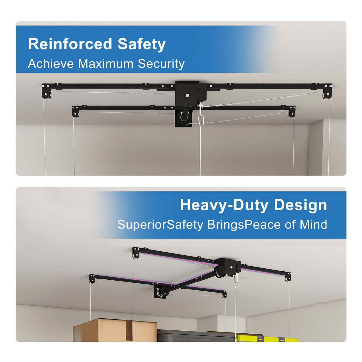 Overhead Garage Storage Rack For Ceilings