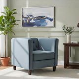 Chesterfield Accent Tufted Square Arm Side Chair