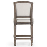 Stool With Upholstered Seat And Back