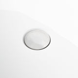 Freestanding Tub With Overflow And Pop Up Drain, Ergonomic Design