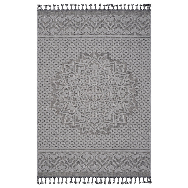 Guros - Medallion Indoor / Outdoor Area Rug - Indoor/Outdoor Rugs - Alpine Outlets