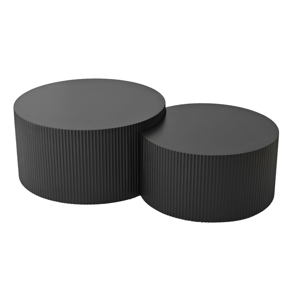 Wave Stripe Nesting Coffee Table (Set of 2)