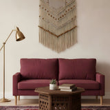 Upholstered Loveseat Sofa, 2 Seater Couch For Living Room Apartment