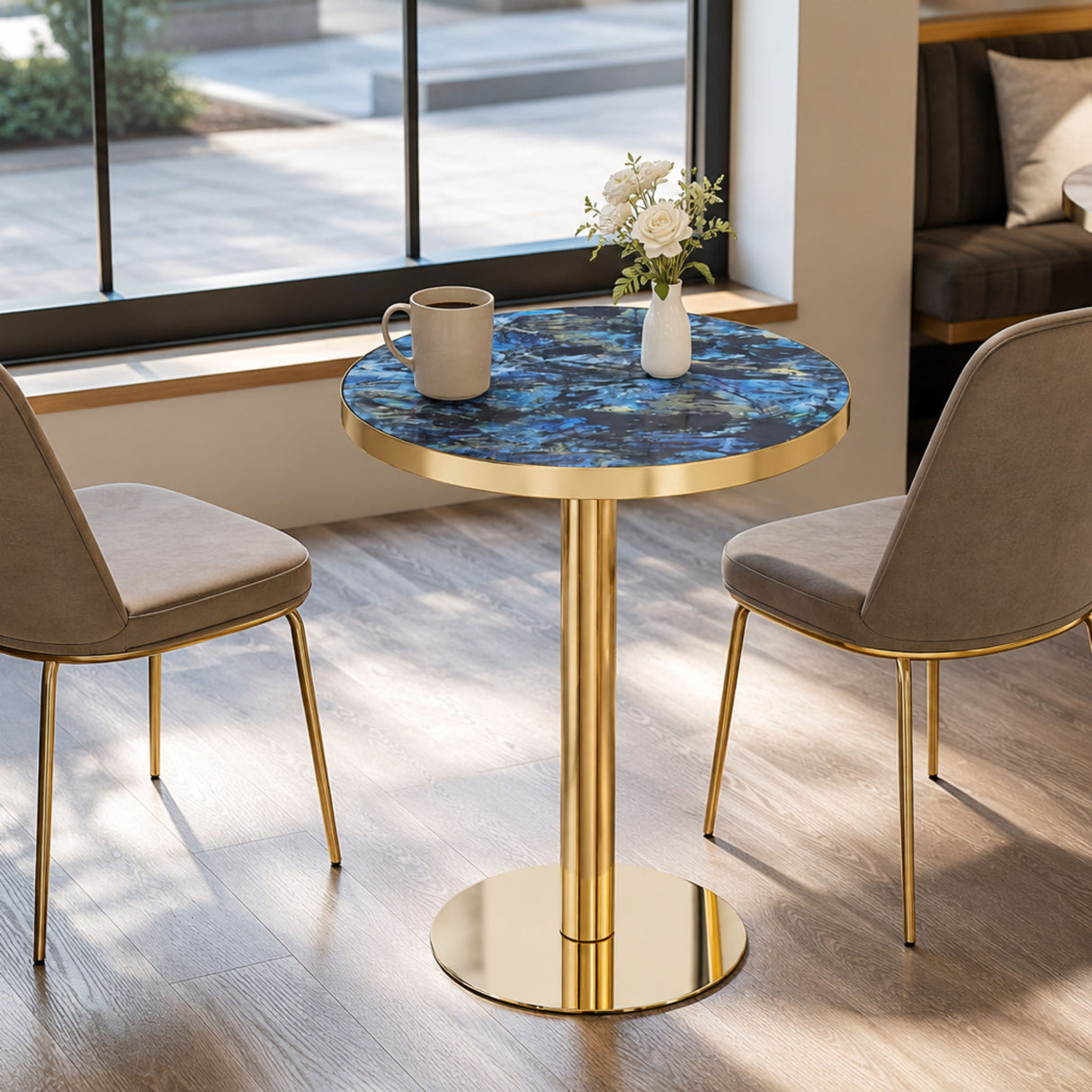 Modern Round Bistro Table