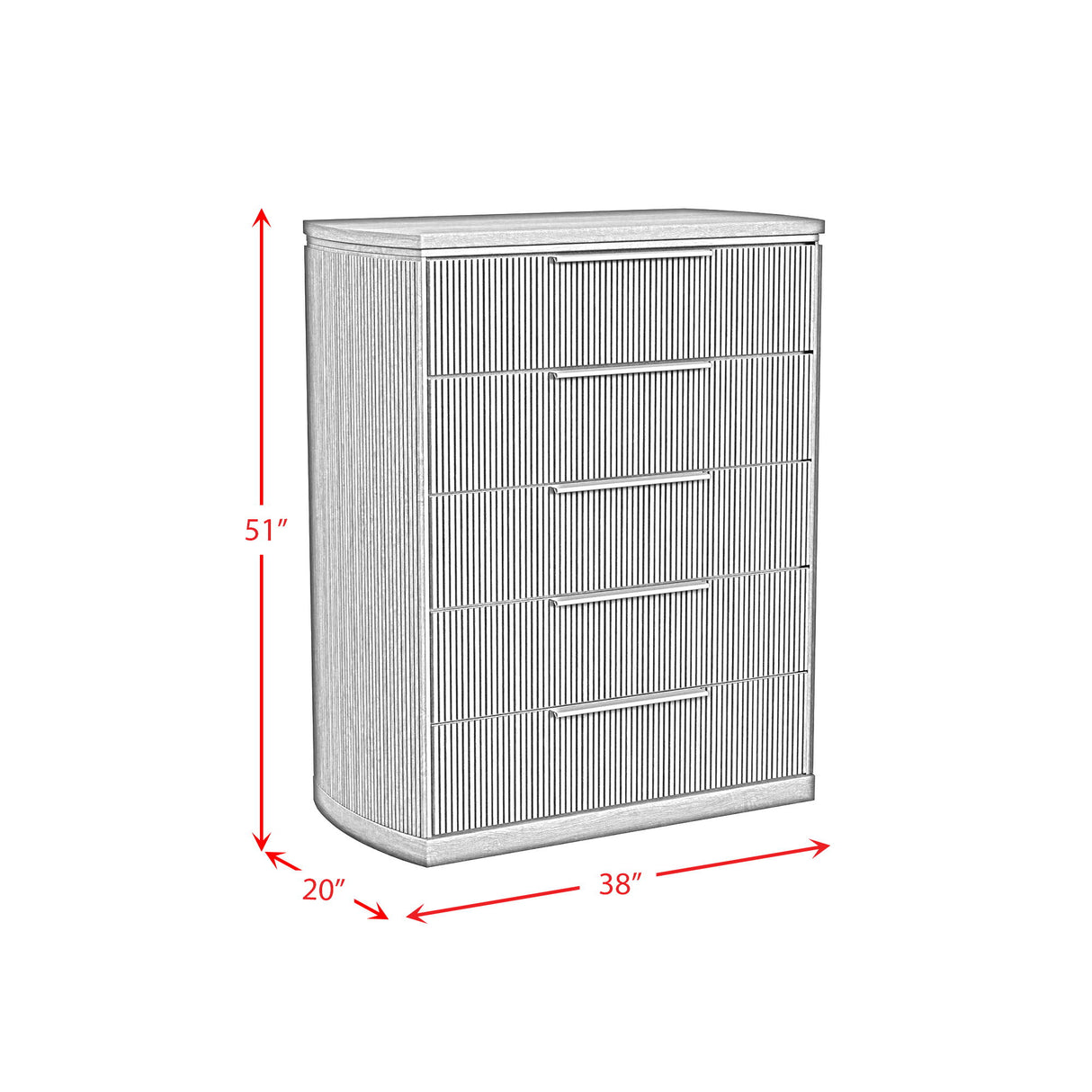 Sylvie - 5-Drawer Chest