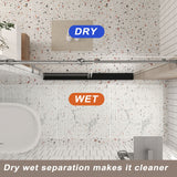 Frameless Shower Door, Smooth Sliding Tracks