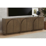 Modern Sideboard Buffet With Arched Cabinet Doors