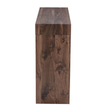 Console Table With Double Drawers - Walnut