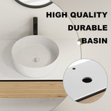 Wall Mounted Bathroom Vanity With Art Sink & 1 Soft Close Drawer
