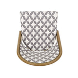 Chic French Bistro Chair With Durable Rattan And Aluminum Frame