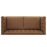 Chesterfield Sofa With Flared Arms For Living Room