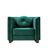 Chesterfield Accent Tufted Square Arm Side Chair