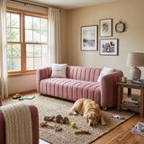Sofa With Accents And Removable Cushions