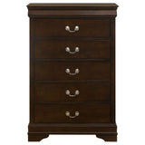 Janson - 5 Drawer Bedroom Chest - Cappuccino