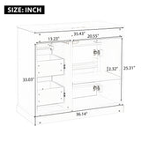 Modern Bathroom Vanity With Sink, 4 Drawers, Soft-Close Door, Adjustable Shelf