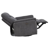 Beacon - Power Swivel Recliner With USB Charging And Adjustable Recline