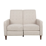 Manville - Contemporary Tufted Loveseat Pushback Recliner