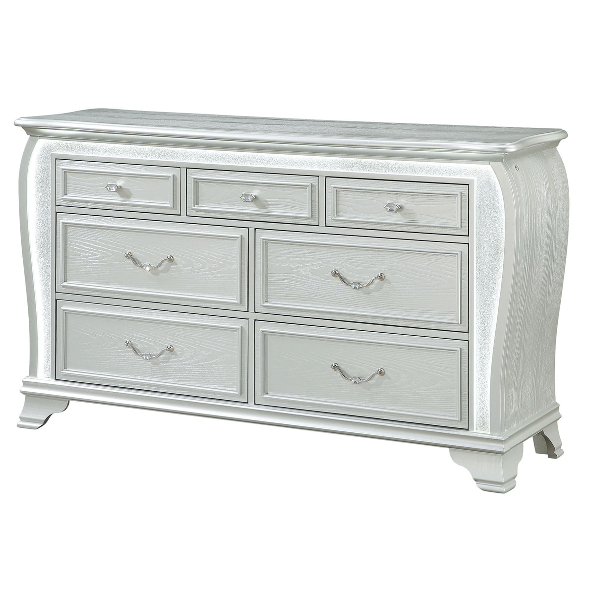 Aurelia - Dresser With LED Lighting - Silver