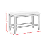 Portage - Counter Bench - Brown / Beige