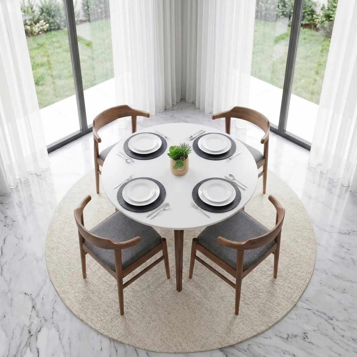 Leon - Mid-Century Modern Dining Chair (Set of 2)