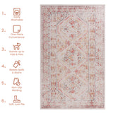 Maval - 8' X 10' Washable Area Rug - Beige