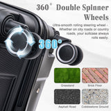 4 Piece Luggage Set, Combination Lock