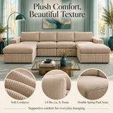 Modular Sectional Sofa, Reversible Set