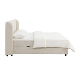Adonia - Eastern King Storage Bed With Mattress Included - Beige