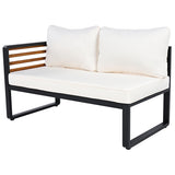 4-Piece Outdoor Beige Conversation Set