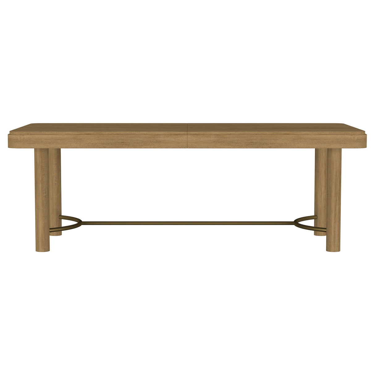 Benson - Extension Leaf Dining Table With Trestle Base - Sand