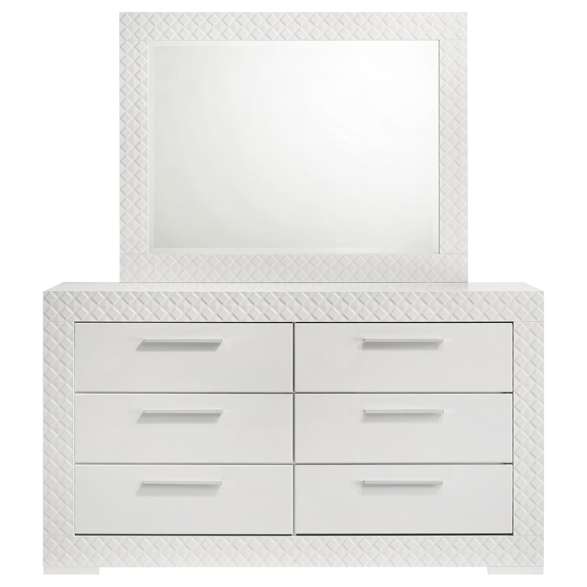 Pierce - 6 Drawer Dresser And Mirror