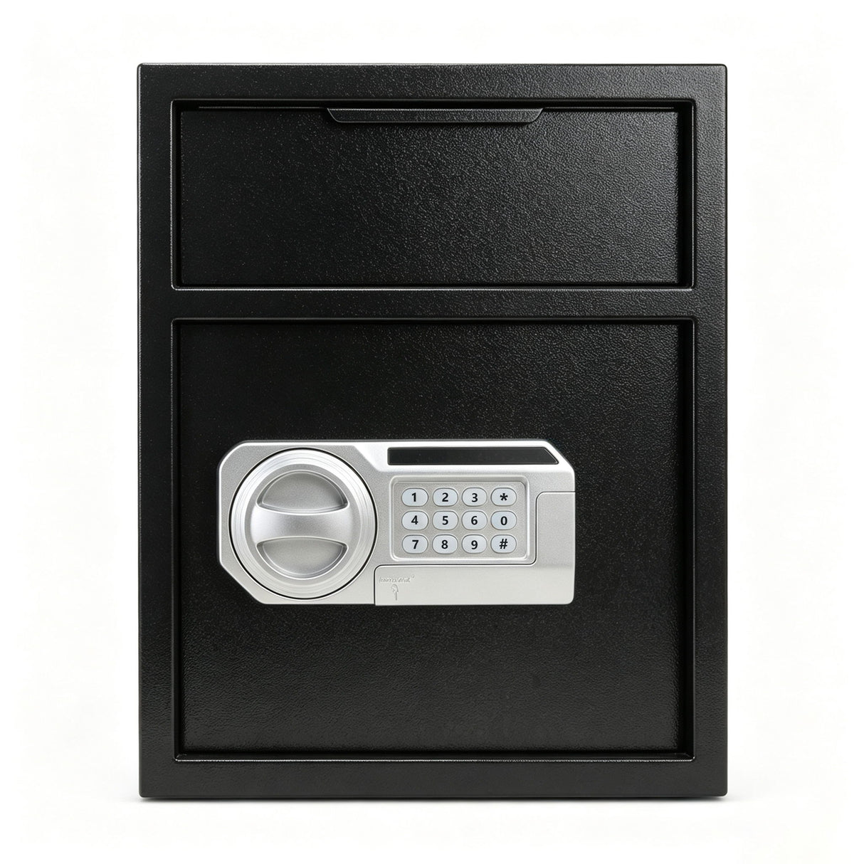 Safe With Drop Slot For Cash Deposits, Multi Scene Safe For Office - Black