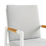 Royal - Aluminum And Teak Outdoor Dining Chair (Set of 2)